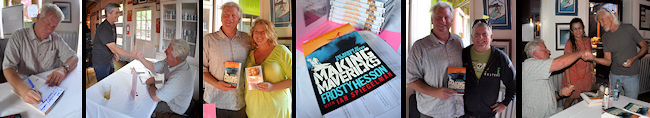 (March 30, 2013) 'Making Mavericks' book signing at Executive Surf Club with Frosty Hesson